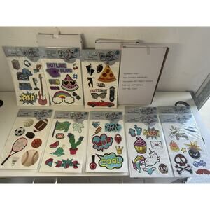Box of 11 packages of POPSHOP Mobile Accessory Stickers